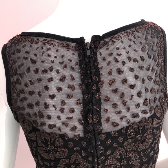 Todashi Shoji Beaded Mesh Sleeveless Evening Top - Picture 13 of 14